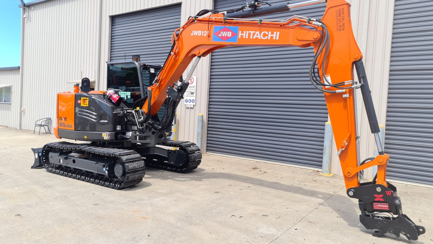 Introducing the Hitachi ZX85USB-5 Mini Excavator | JWB Constructions